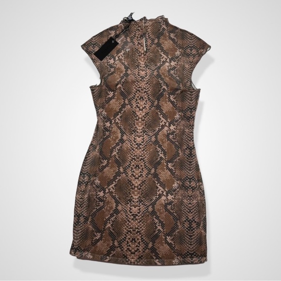 H:OURS Minju Mini Dress - Acid Snake - Picture 8 of 12